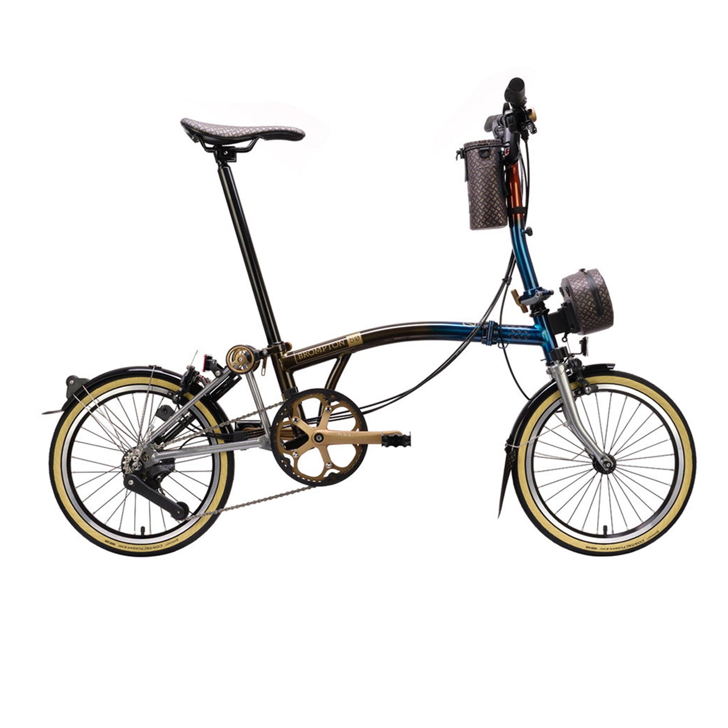 Brompton Cycling Vinyl Decal Sticker Set