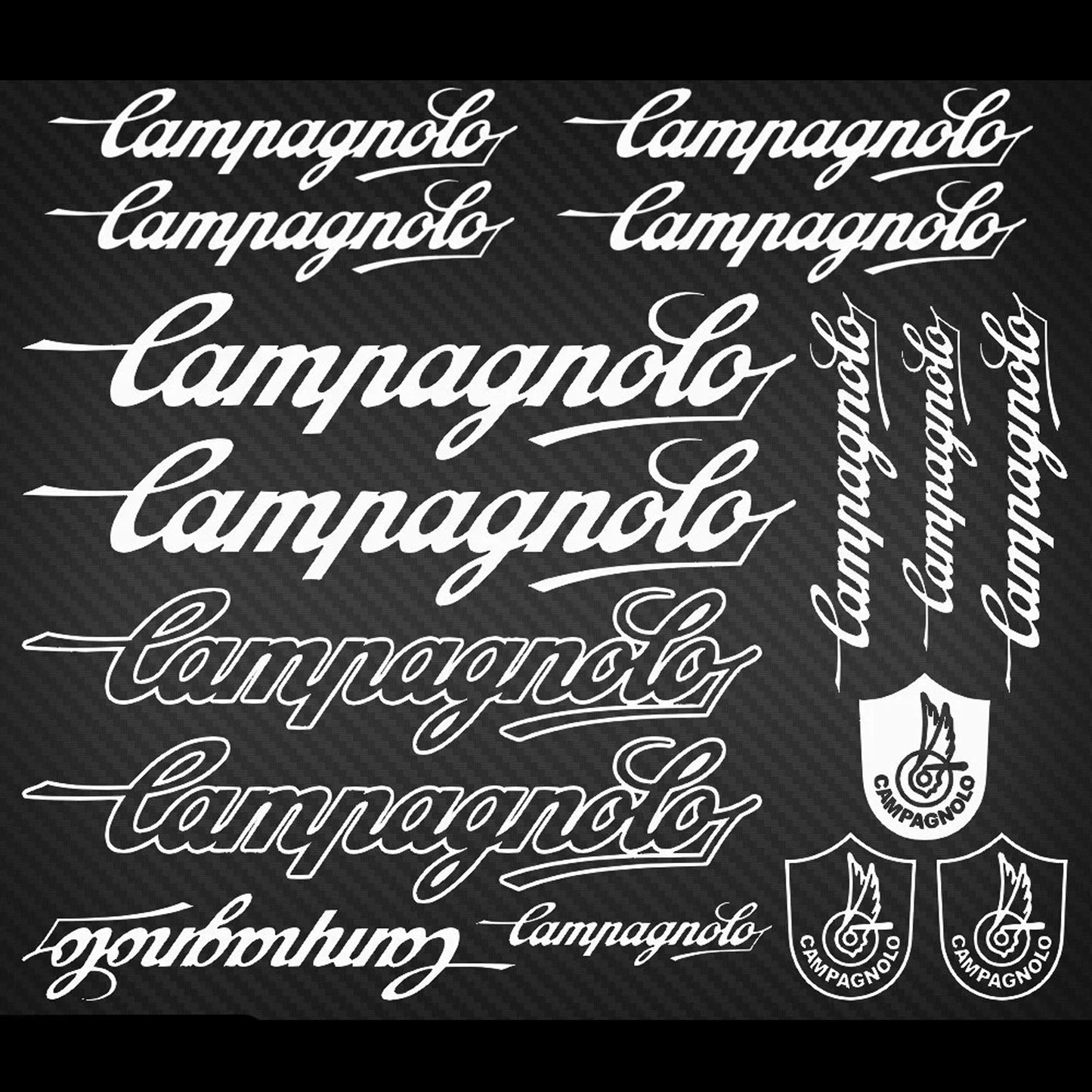 Campagnoloy Cycling Vinyl Decal Sticker Set