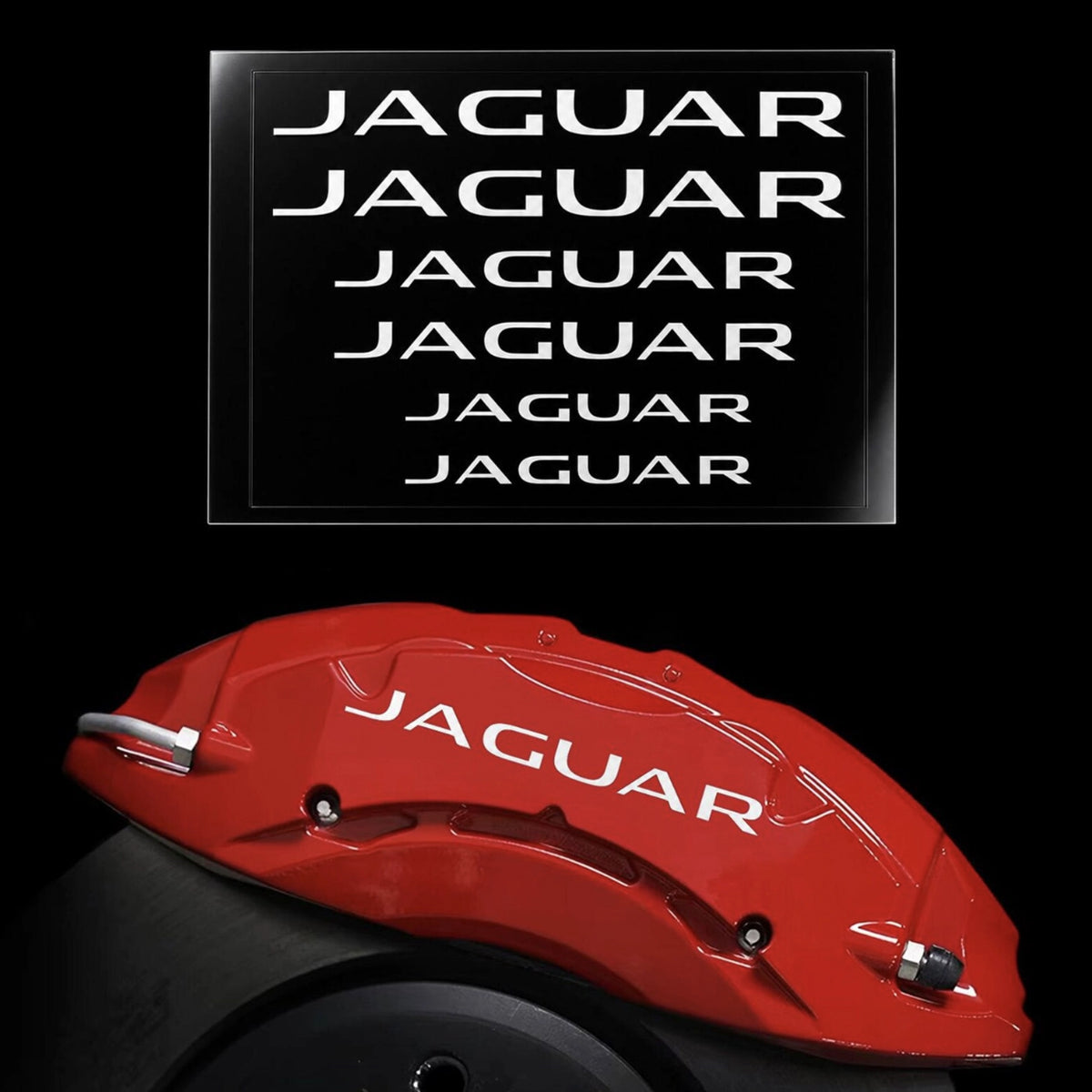 Jaguar Break Caliper Quality Vinyl Decal Stickers