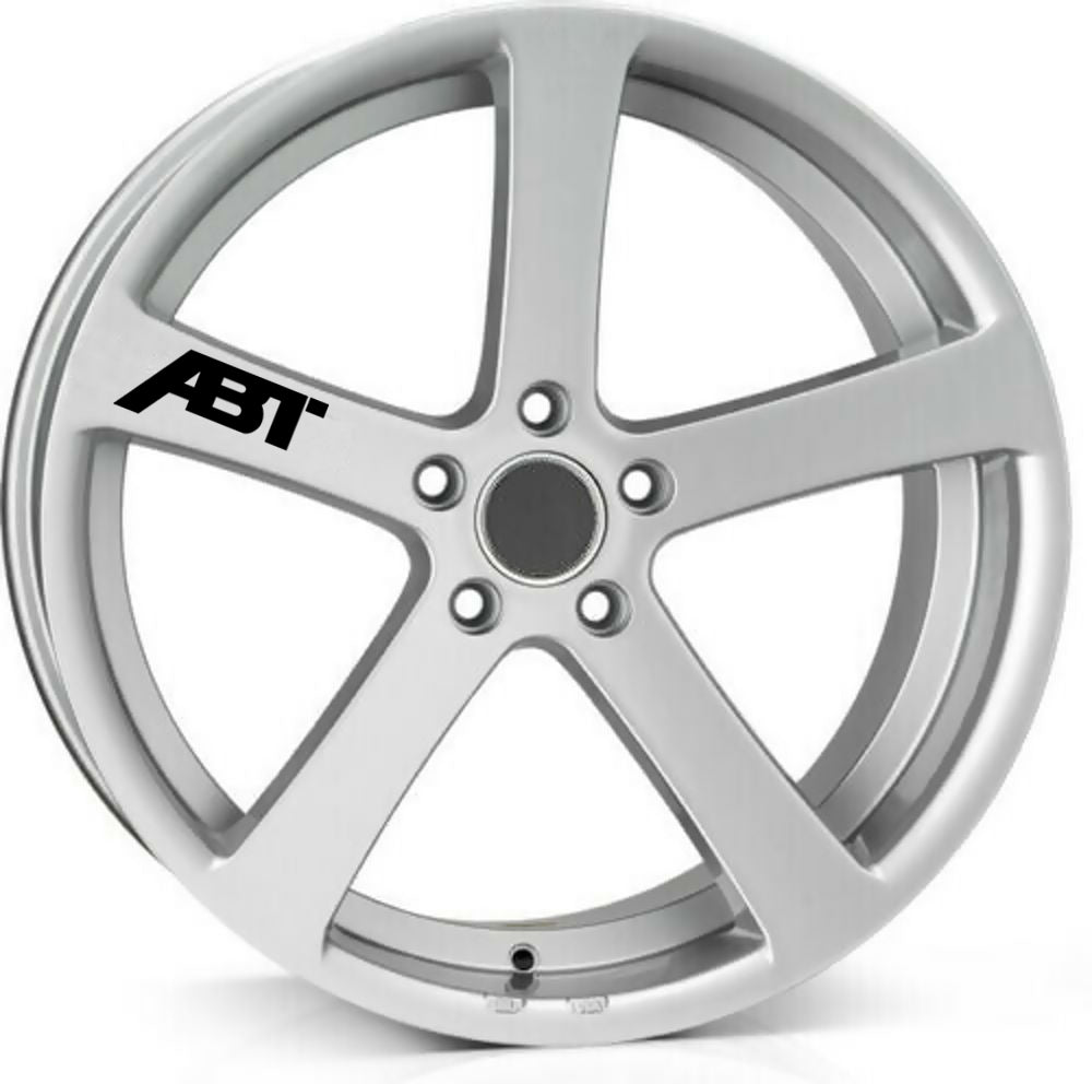 ABT ALLOY WHEEL Quality Vinyl Decal Sticker 100mm Long