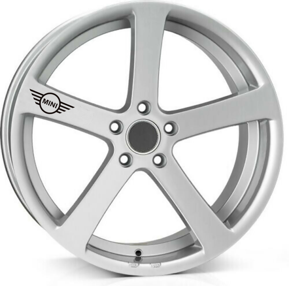 MINI ALLOY WHEEL Quality Vinyl Decal Stickers