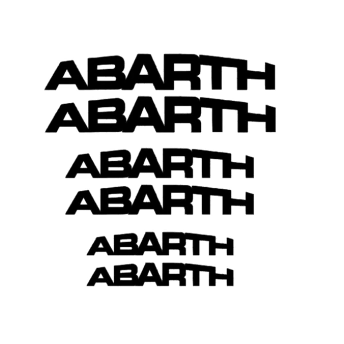 FIAT Barth Break Caliper Quality Vinyl Decal Stickers