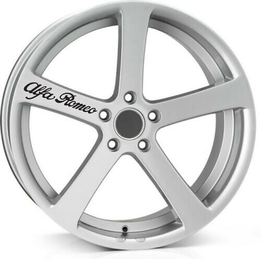 ALFA ROMEO ALLOY WHEEL Quality Vinyl Decal Stickers