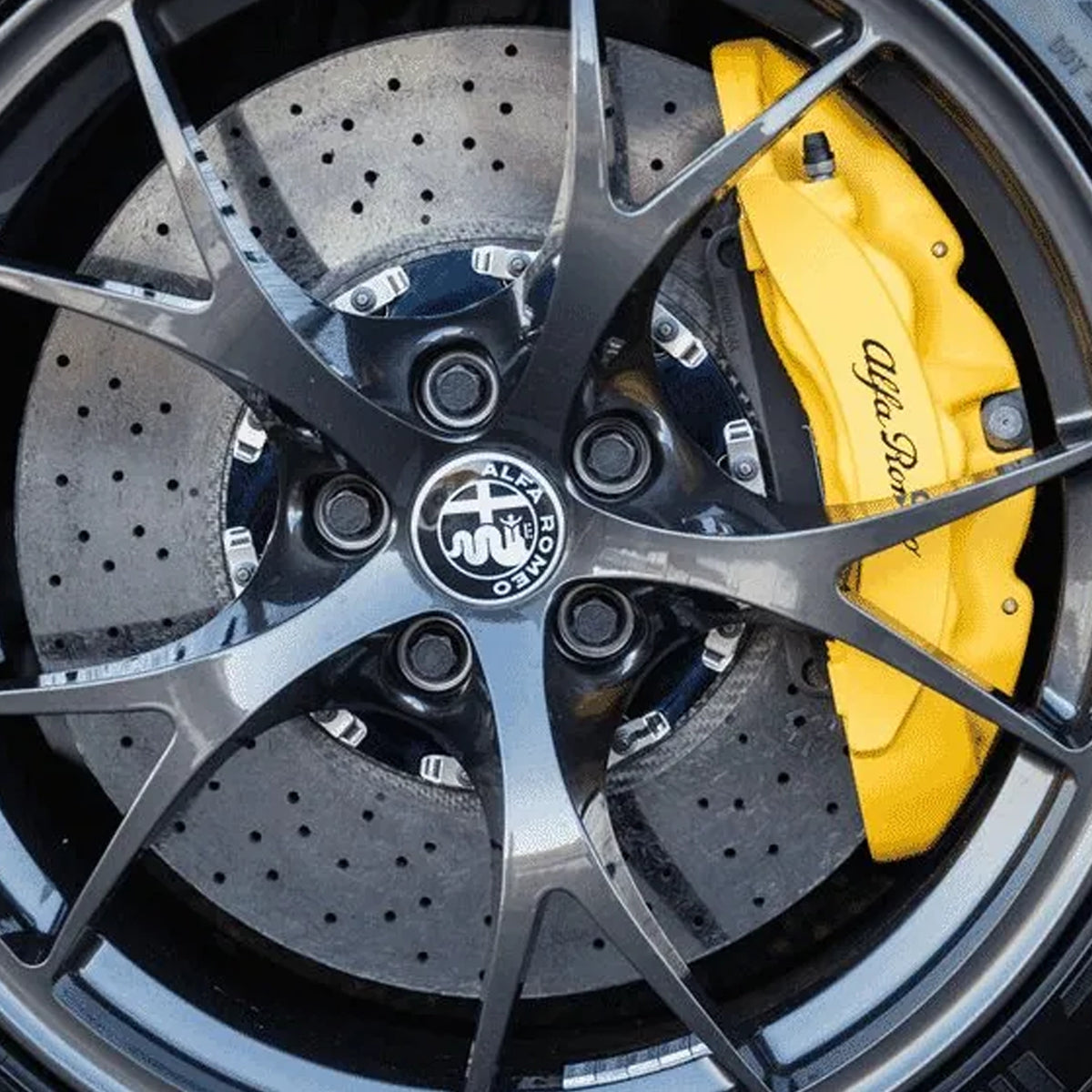ALFA ROMEO Break Caliper  Quality Vinyl Decal Stickers
