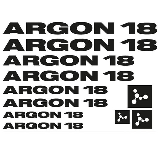 Argon 18 Cycling Vinyl Decal Sticker Set