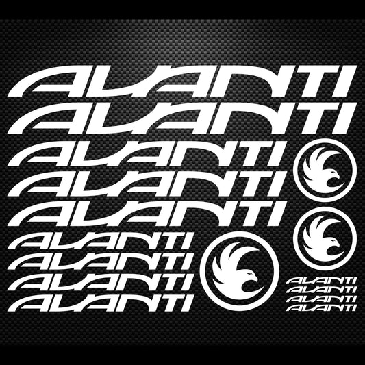 Avanti Cycling Vinyl Decal Sticker Set Style 2