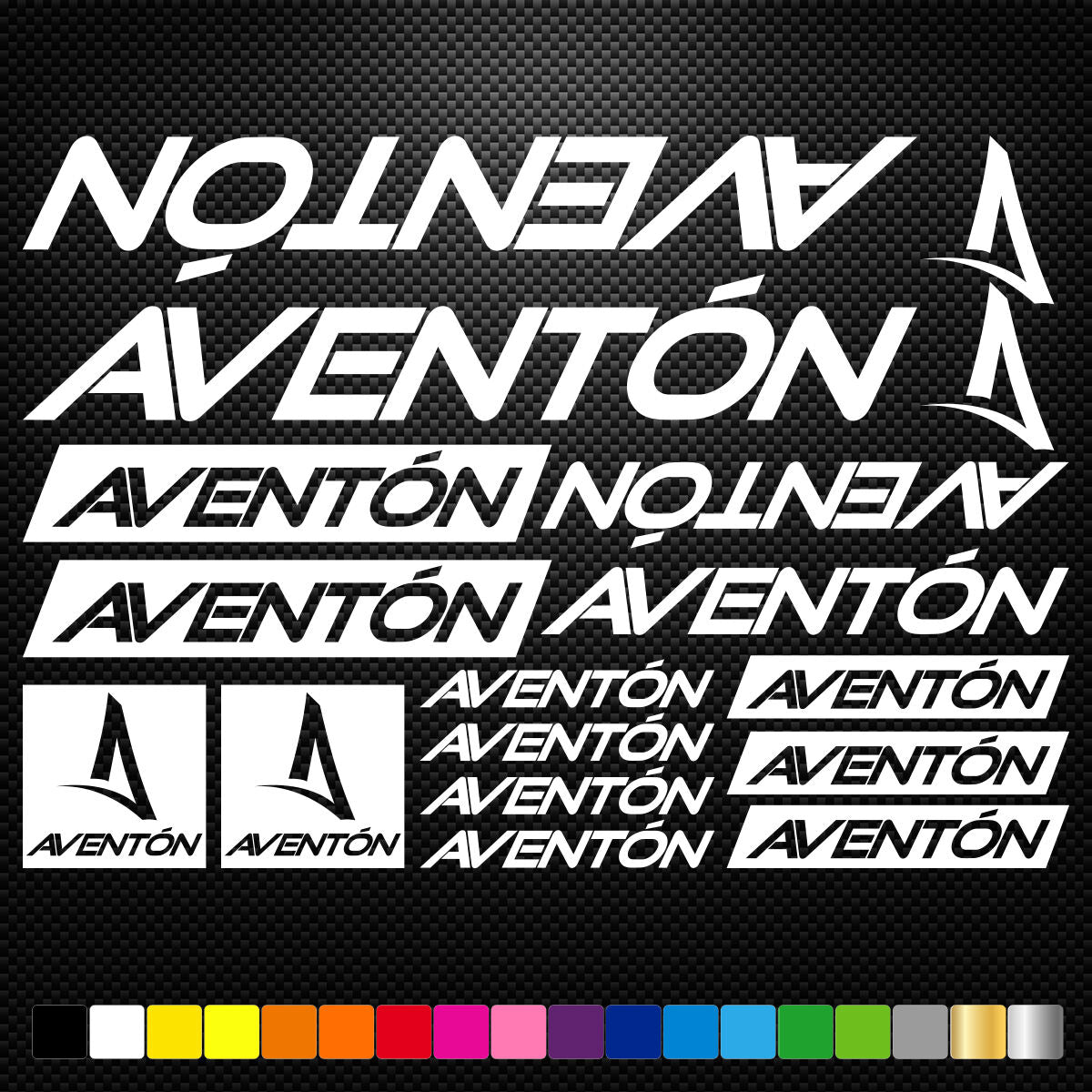 Aventon Bikes Vinyl Decal Stickers Sheet Frame Cycles Cycling Bicycle