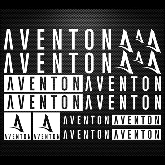 Aventon Cycling Vinyl Decal Sticker Set