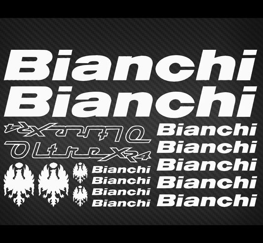 Bianchi Cycling Vinyl Decal Sticker Set