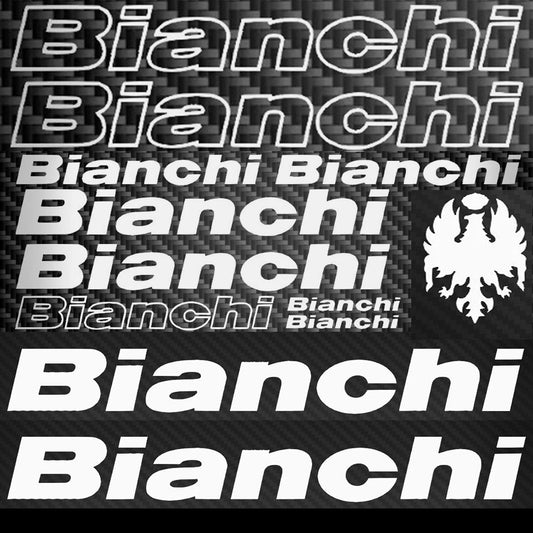 Bianchi Cycling Vinyl Decal Sticker Set Syle 2