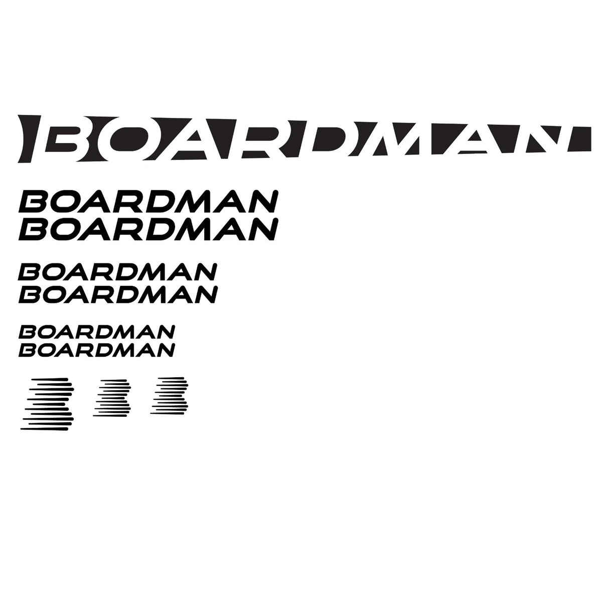 Boardman Cycling Vinyl Decal Sticker Set style 2