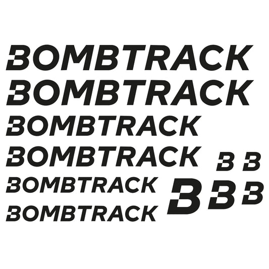Bombtrack Cycling Vinyl Decal Sticker Set Style 2
