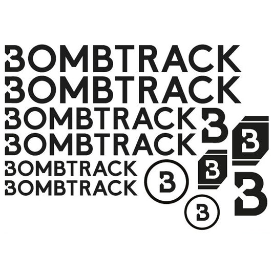 Bombtrack Cycling Vinyl Decal Sticker Set