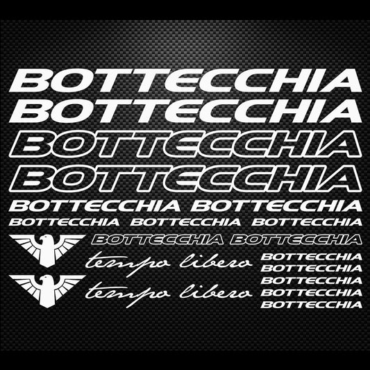 Bottecchia Cycling Vinyl Decal Sticker Set