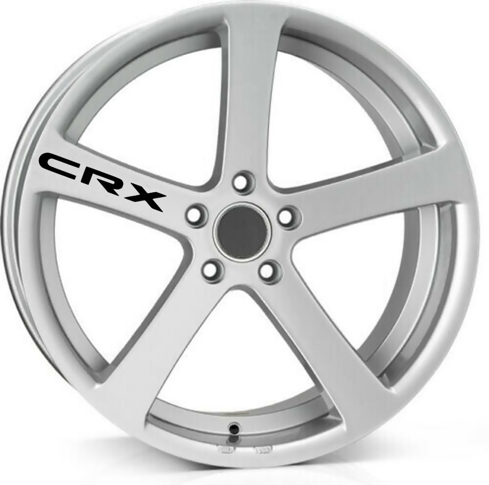 CRX ALLOY WHEEL Quality Vinyl Decal Stickers