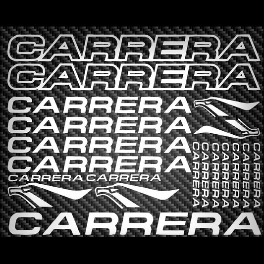 Carrera Cycling Vinyl Decal Sticker Set Style 3