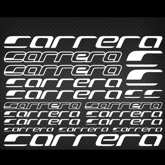 Carrera Cycling Vinyl Decal Sticker Set Style 5