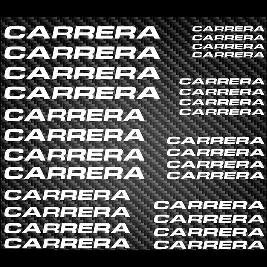 Carrera Cycling Vinyl Decal Sticker Set