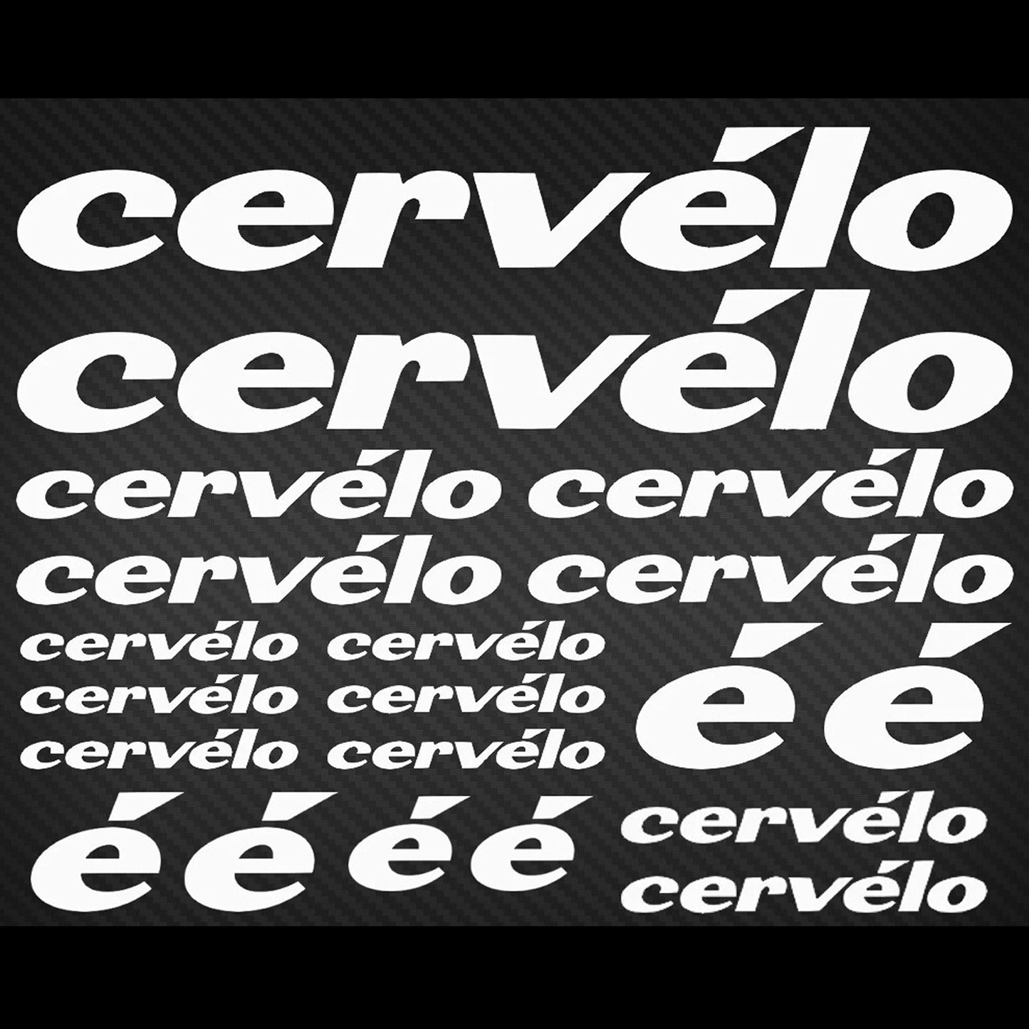Cervelo Cycling Vinyl Decal Sticker Set Style 2