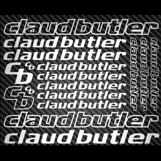 Claud Butler Cycling Vinyl Decal Sticker Set