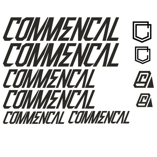 Commencal Cycling Vinyl Decal Sticker Set