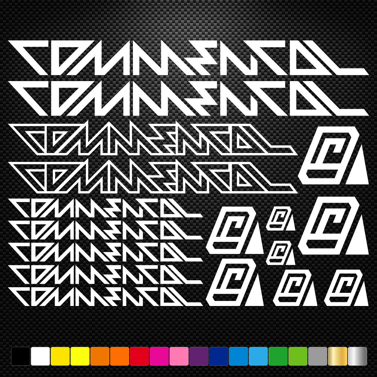 Commencal Vinyl Decal Stickers Bike Frame Cycles Cycling Bicycle