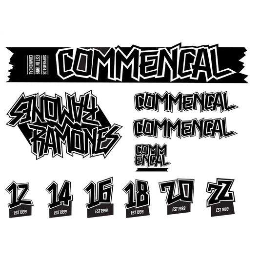 Commencal Ramone Cycling Vinyl Decal Sticker Set Style 2