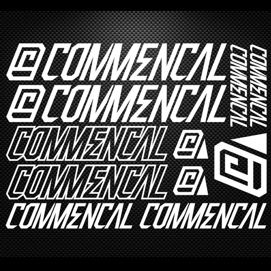 Commencal Cycling Vinyl Decal Sticker Set Style 3