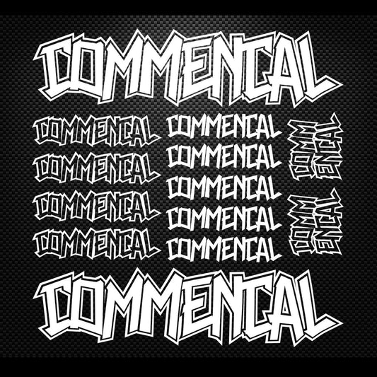 Commencal Cycling Vinyl Decal Sticker Set Style 4