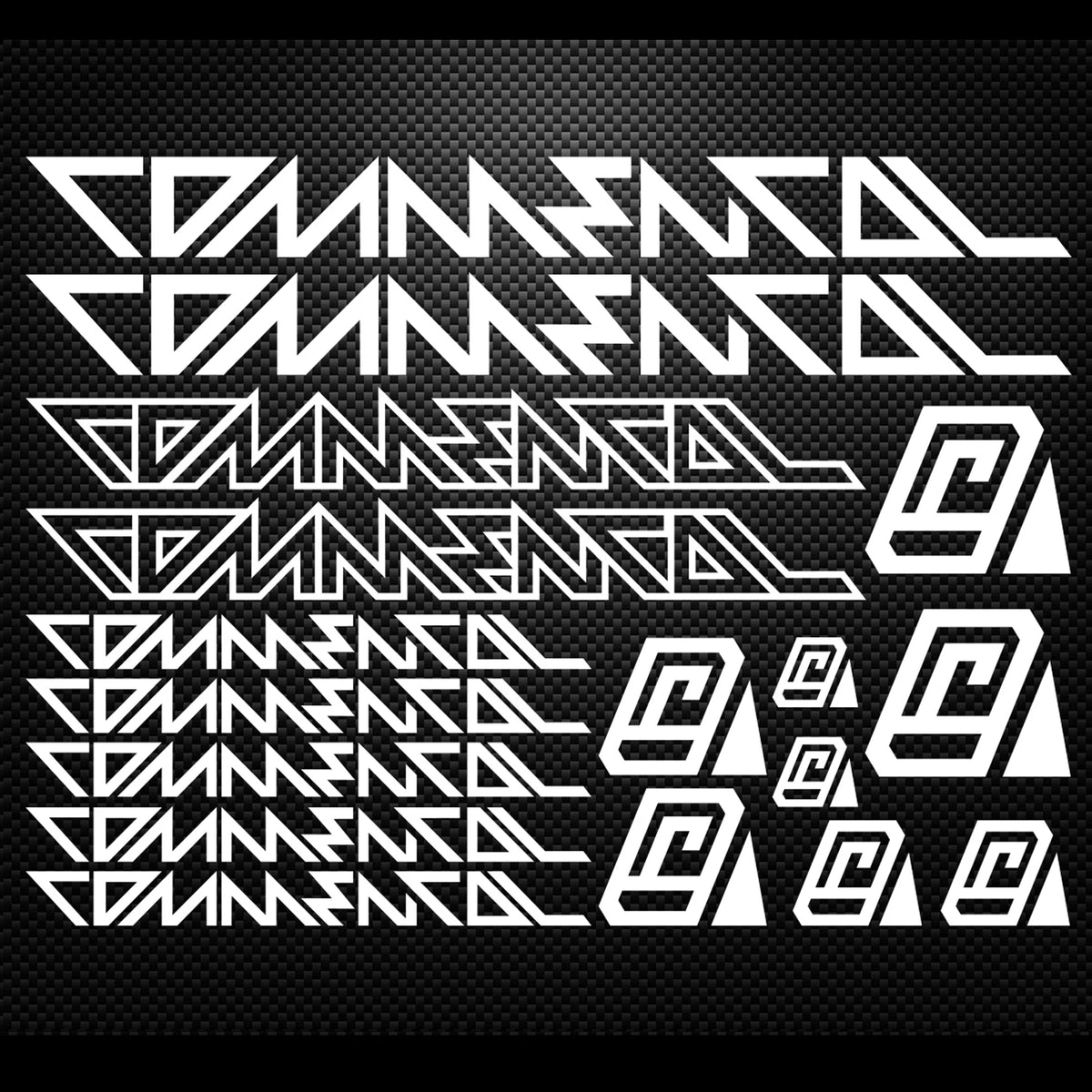 Commencal Cycling Vinyl Decal Sticker Set Style 5