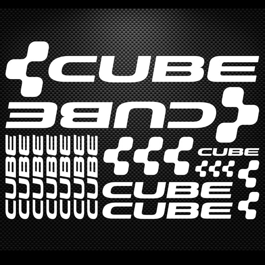 Cube Vinyl Decal Sticker Set