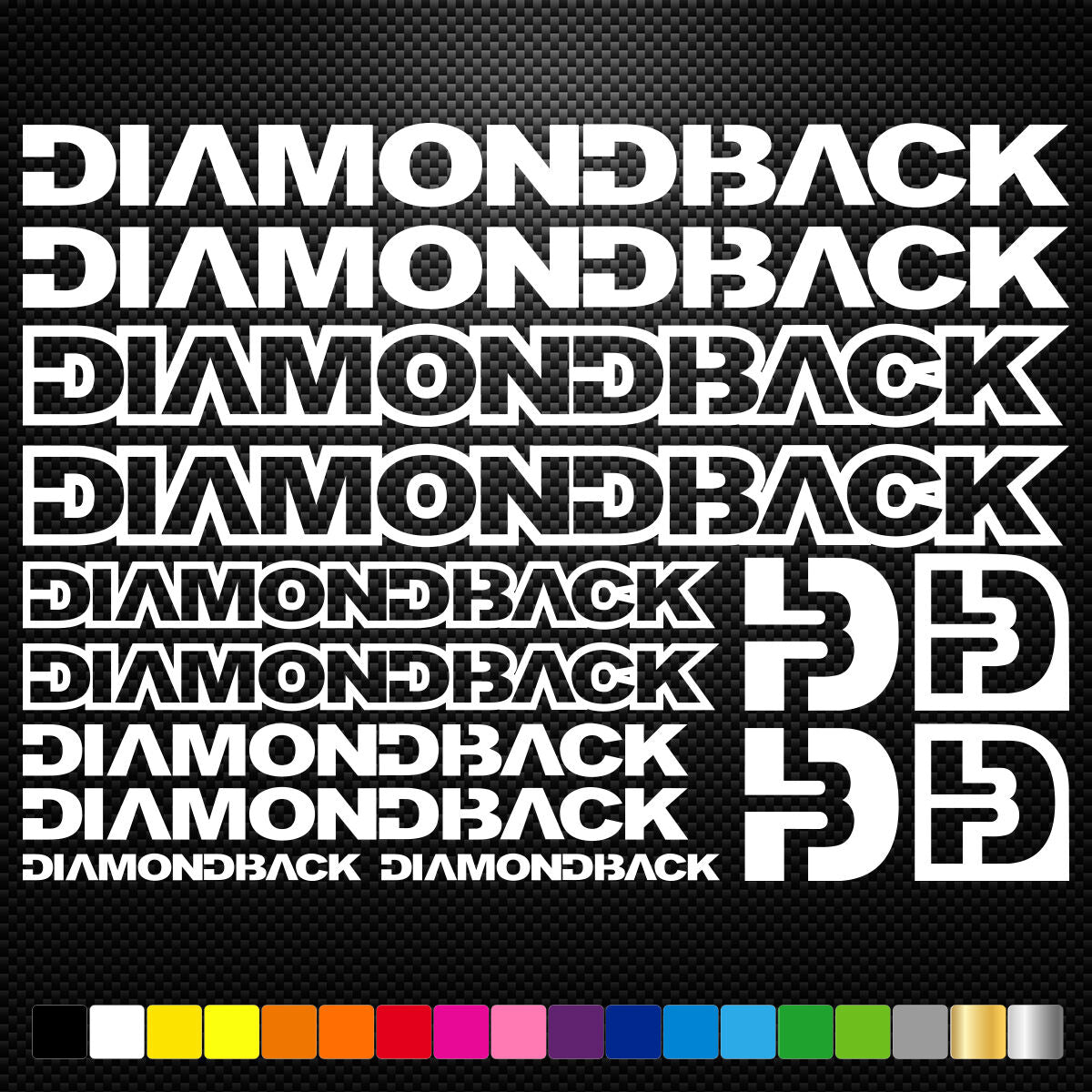DIAMONDBACK STICKER KIT VINYL BIKE