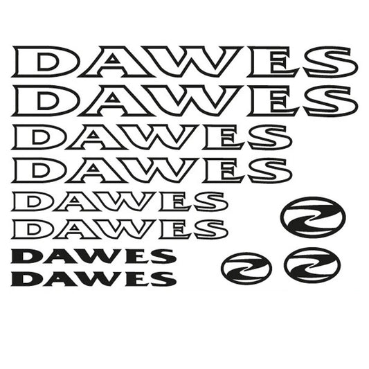 Dawes Cycling Vinyl Decal Sticker Set style 2
