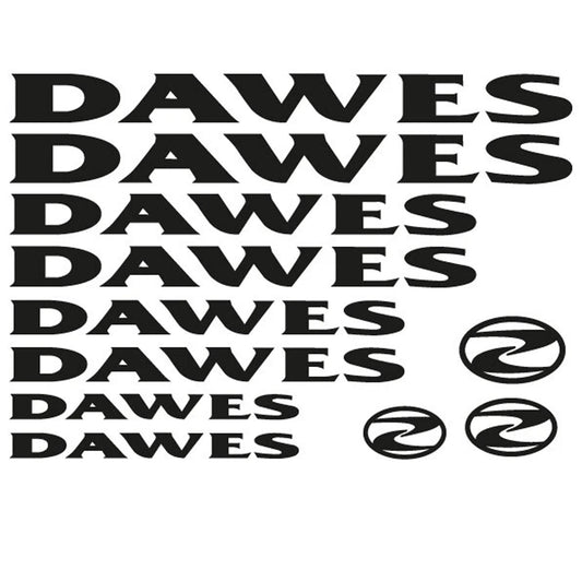 Dawes Cycling Vinyl Decal Sticker Set