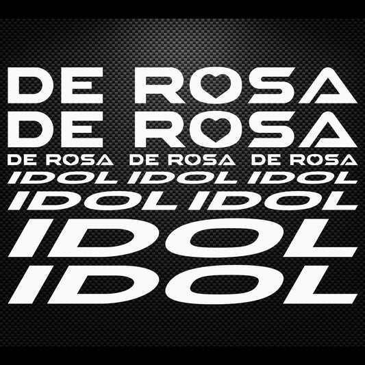 De Rosa Idol Cycling Vinyl Decal Sticker Set