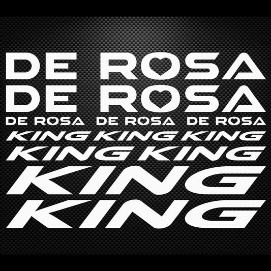 De Rosa King Cycling Vinyl Decal Sticker Set