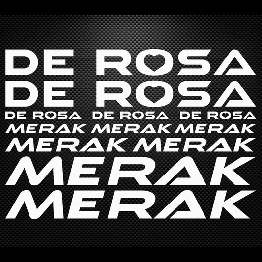 De Rosa Merak Cycling Vinyl Decal Sticker Set