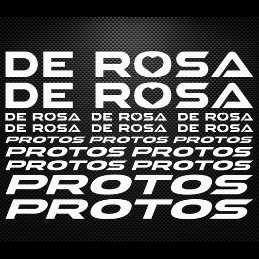 De Rosa Protos Cycling Vinyl Decal Sticker Set