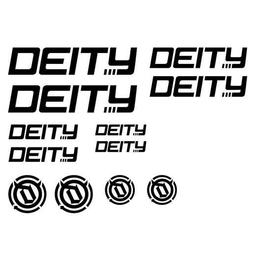 Deity Cycling Vinyl Decal Sticker Set