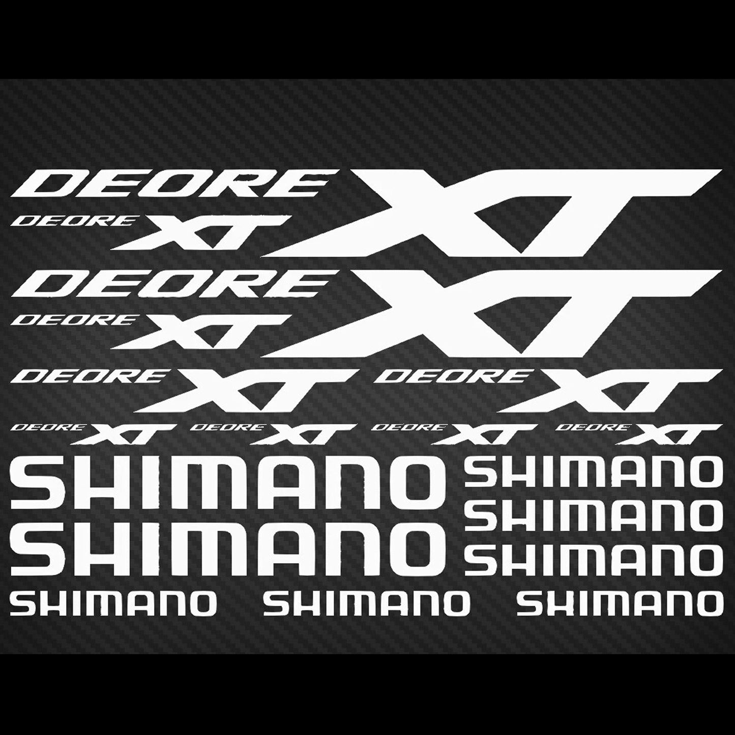 Shimano Cycling Vinyl Decal Sticker Set