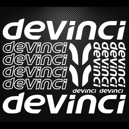 Devinci Cycling Vinyl Decal Sticker Set Style 2