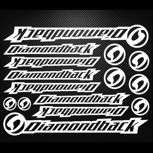 Diamondback Cycling Vinyl Decal Sticker Set Style 4