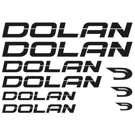 Dolan Cycling Vinyl Decal Sticker Set