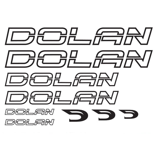 Dolan Cycling Vinyl Decal Sticker Set Style 2