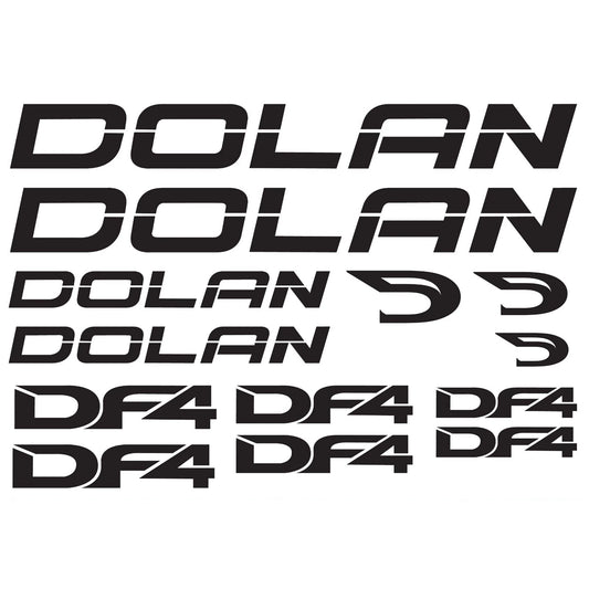 Dolan DF4 Cycling Vinyl Decal Sticker Set