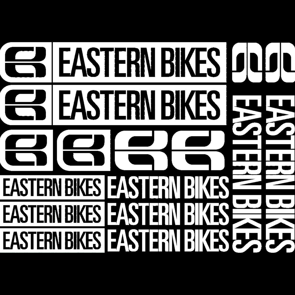 Easton Cycling Vinyl Decal Sticker Set Style 2
