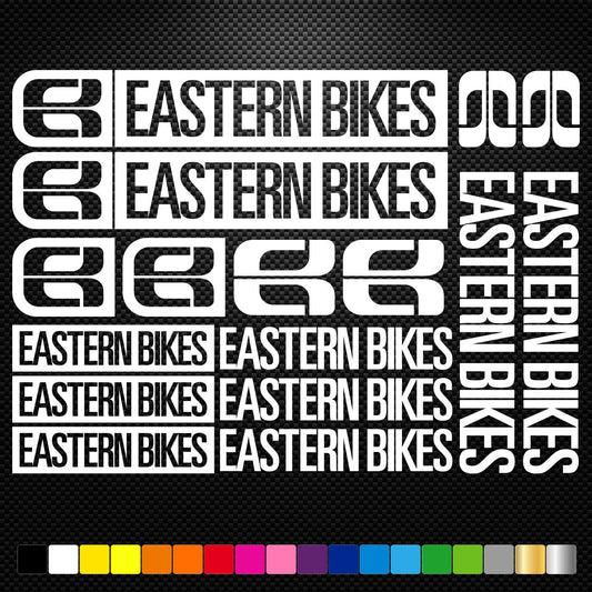 Eastern Bikes Vinyl Decal Stickers Sheet Frame Cycles Cycling Bicycle