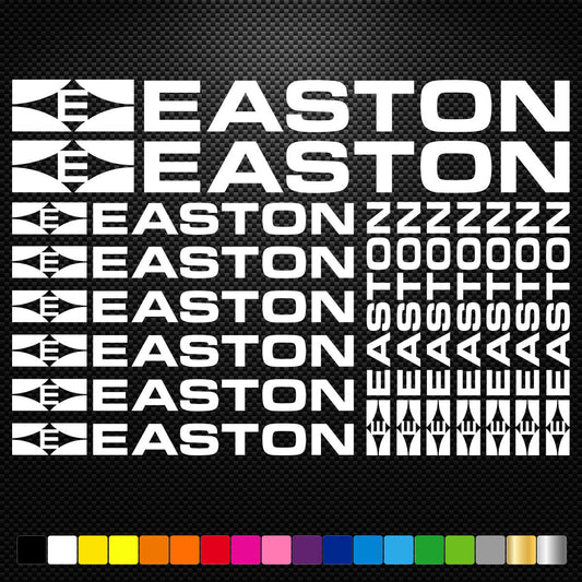Easton Vinyl Decal Stickers Sheet Bike Frame Cycles Cycling Bicycle