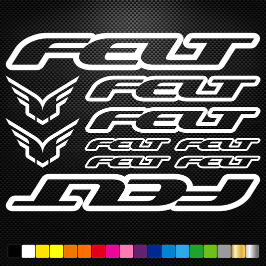 Felt Vinyl Stickers Sheet Bike Frame Cycles Cycling Bicycle