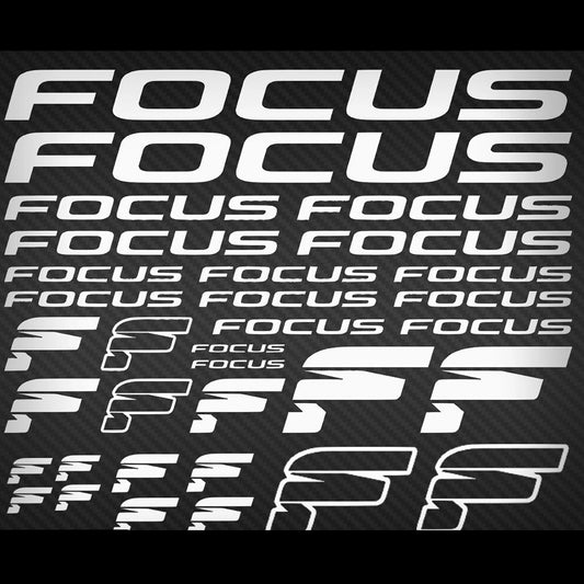 Focus Cycling Vinyl Decal Sticker Set